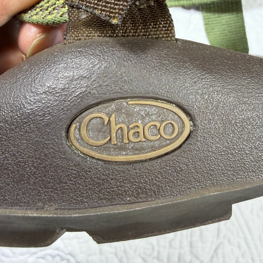 Chaco Womens Green/Brown 8 Z2 Yampa Chevron Hiking Sport Sandals Outdoor Comfort - Picture 2 of 11